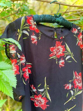 MASSINI | XL | Floral Botanical Lightweight Blouse